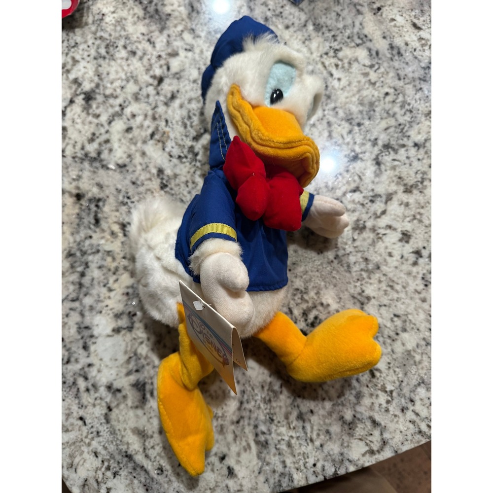 Vintage Disney Store Donald Duck 15 Inch Plush Sailor Suit NWT VTG
